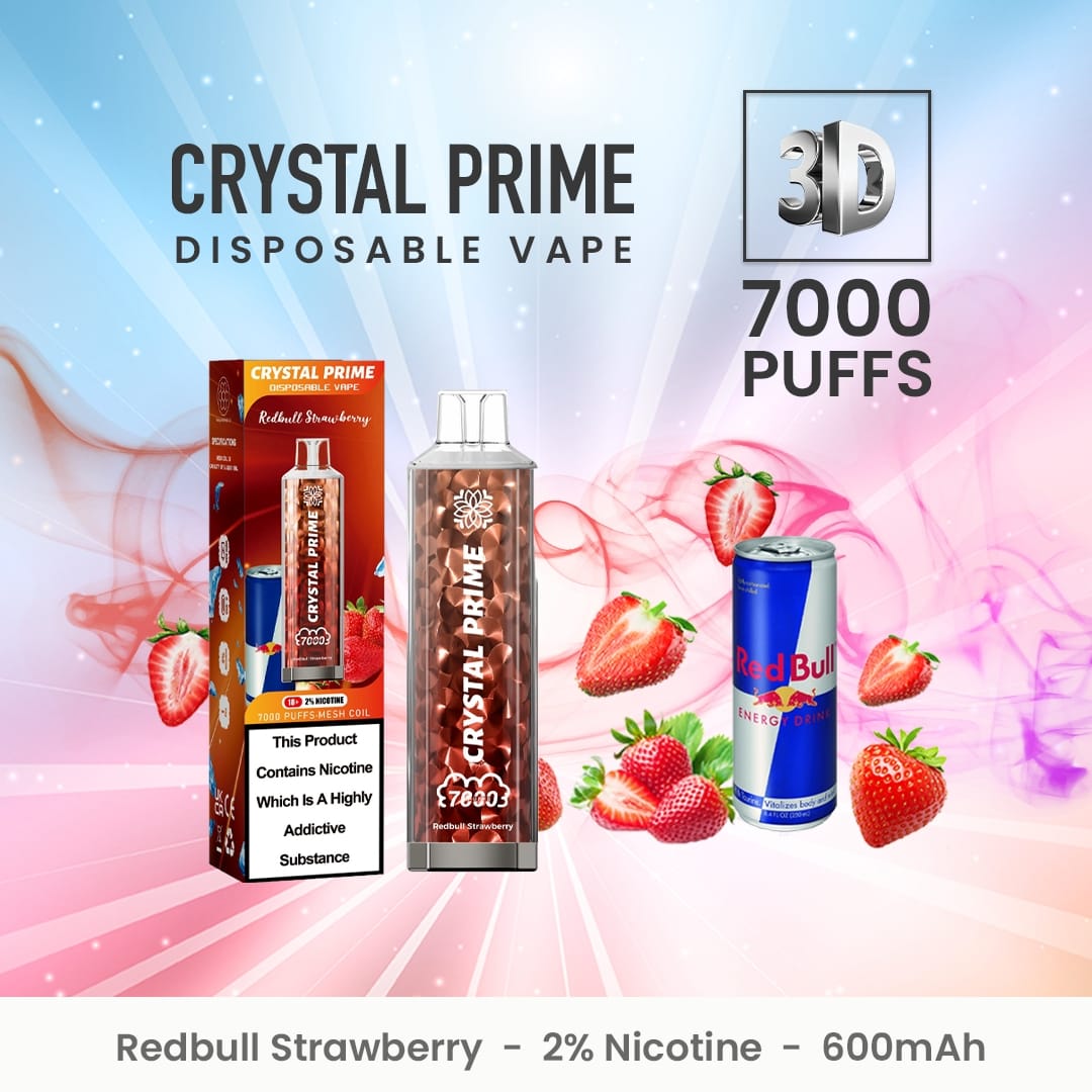 Crystal Prime 7000 Puffs Disposable Vape (Box of 10)