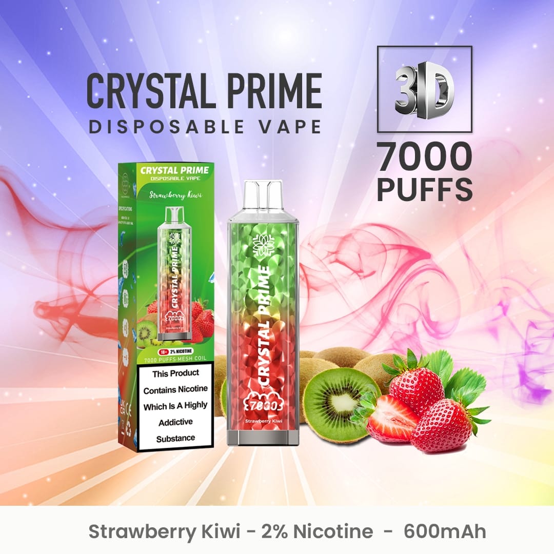 3D Crystal Prime 7000 Puffs Disposable Vape