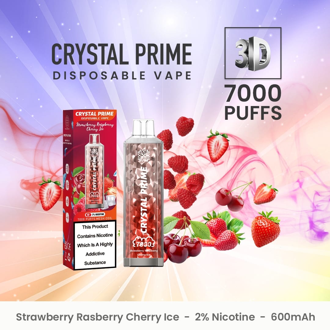 3D Crystal Prime 7000 Puffs Disposable Vape